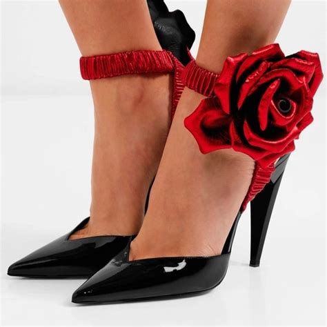 ysl freja red|Red Saint Laurent Heels for Women .